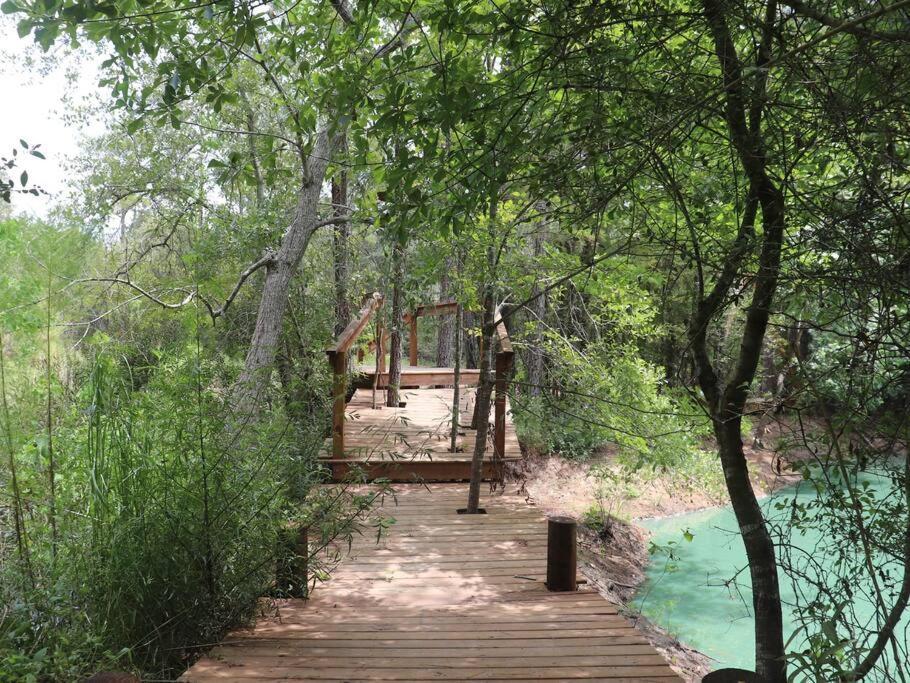 Waterfront Houston Hide Out In A Magical Forest Waller Esterno foto